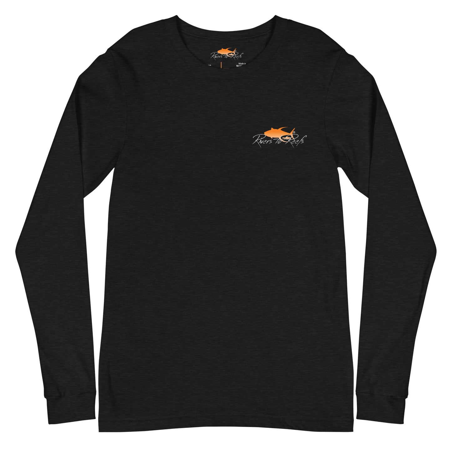 Teal/Orange Diamond Long Sleeve T-Shirt